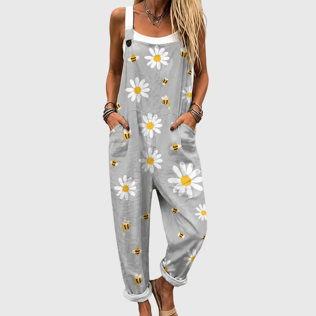 Comfortable Printed Jumpsuit – Mary & Susan Savannah