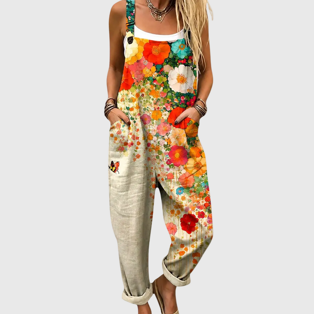Comfortable Printed Jumpsuit – Mary & Susan Savannah