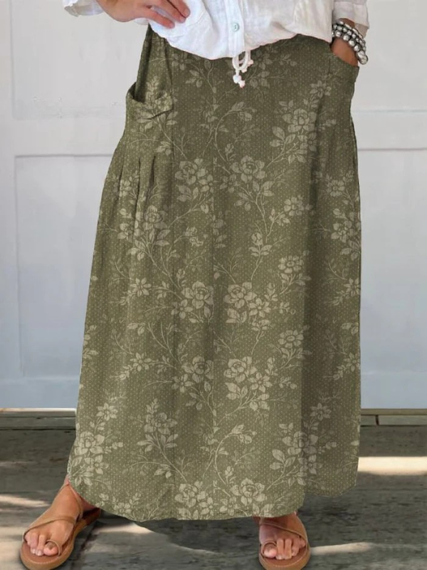 Light Printed Skirt