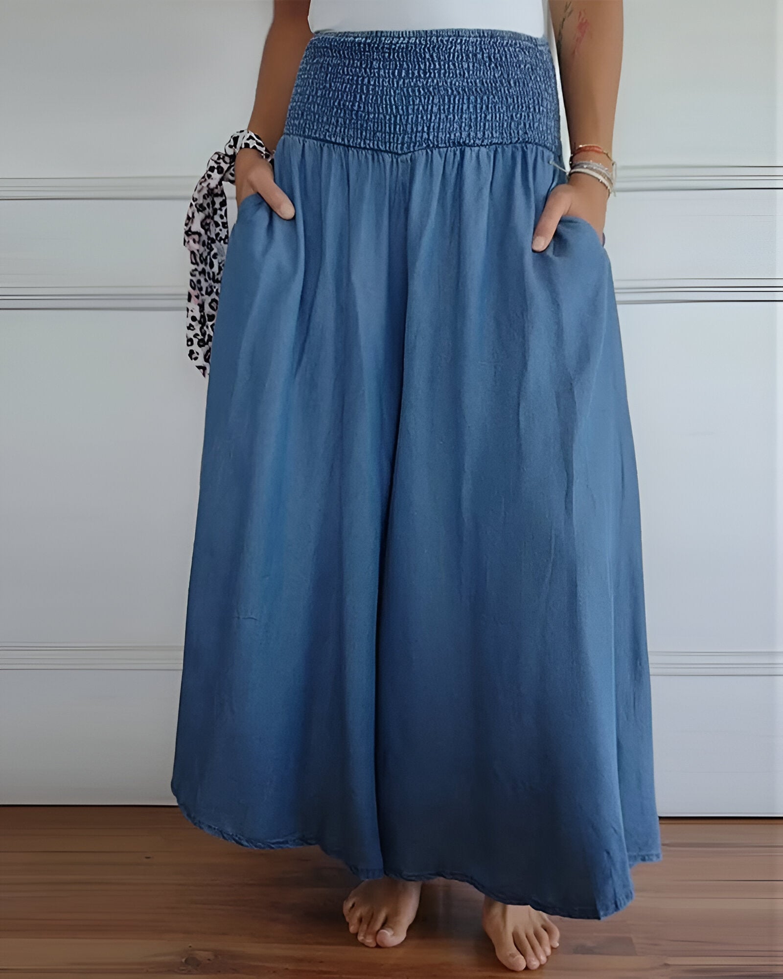 Lightweight Printed Skirt